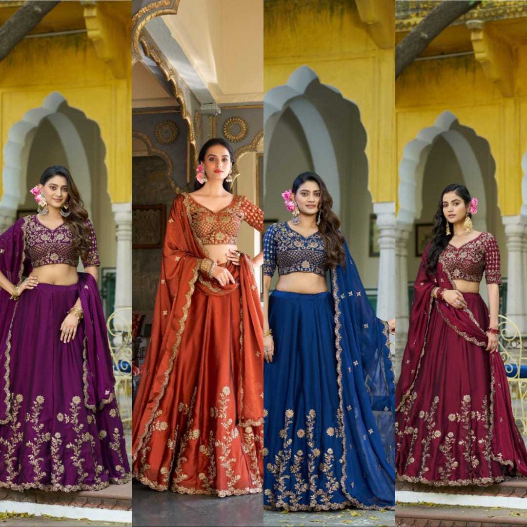 Vichitra Silk Lehenga