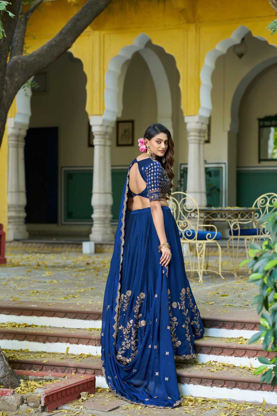 Vichitra Silk Lehenga