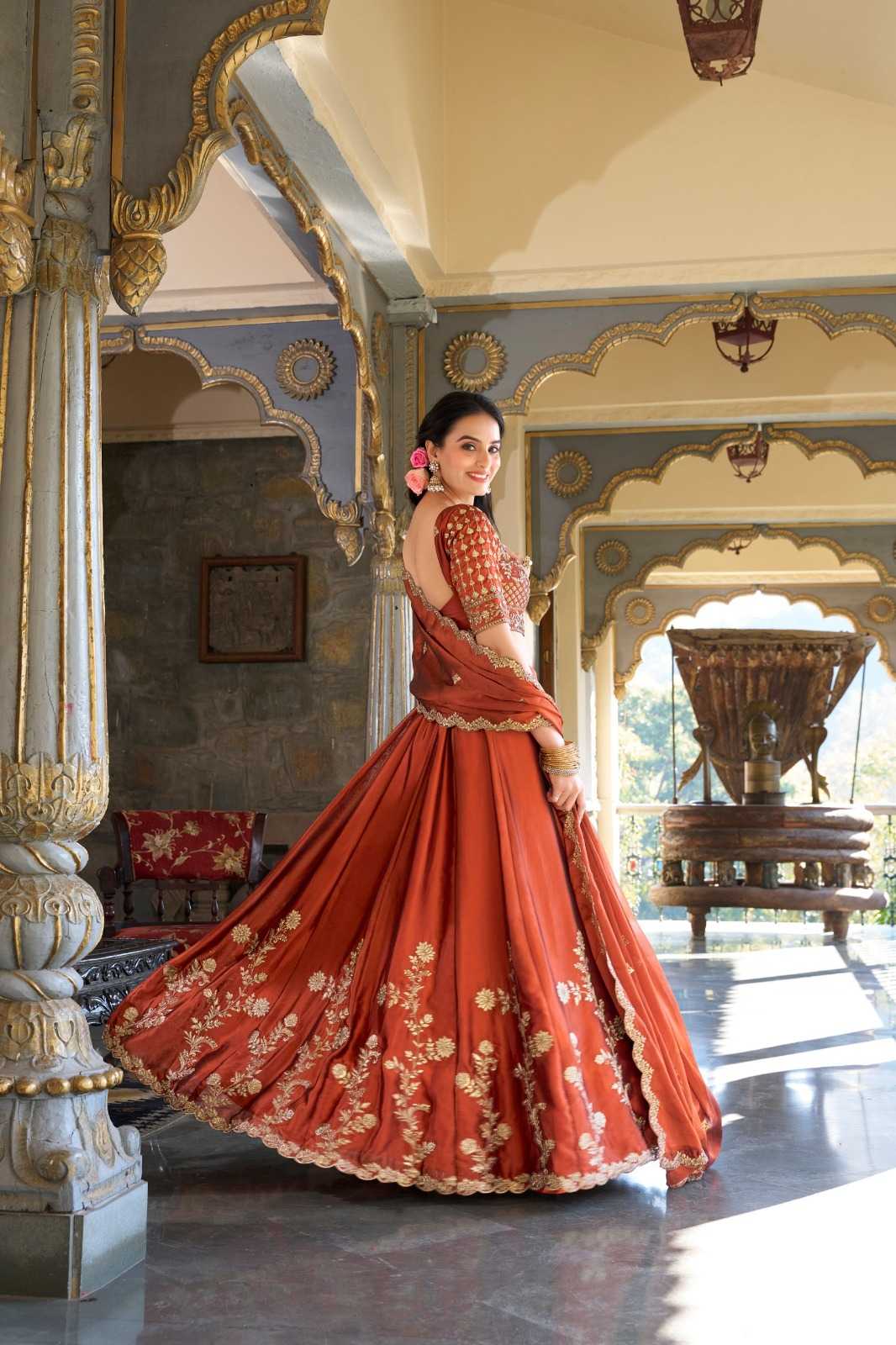 Vichitra Silk Lehenga