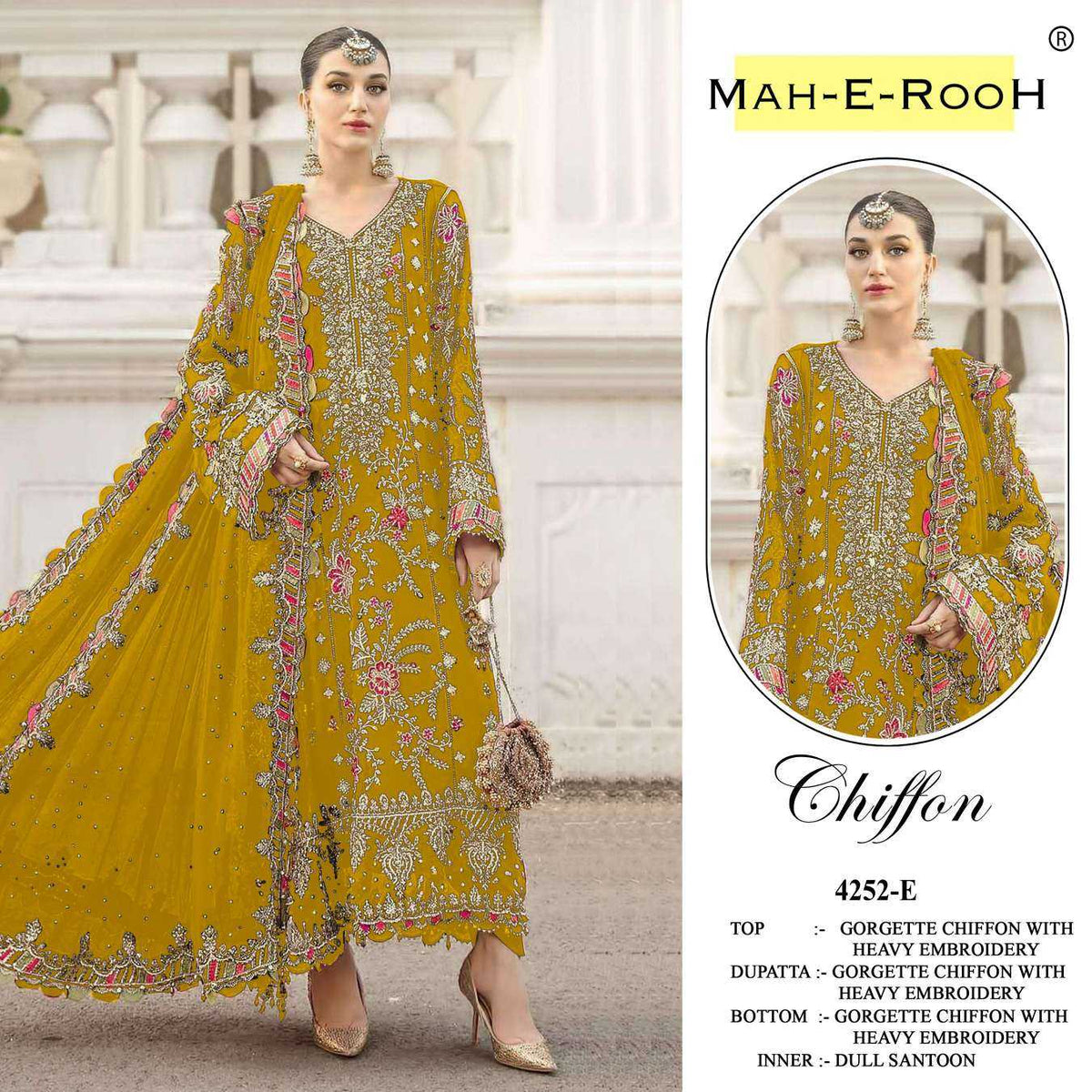 Chiffon Embroidery Suit