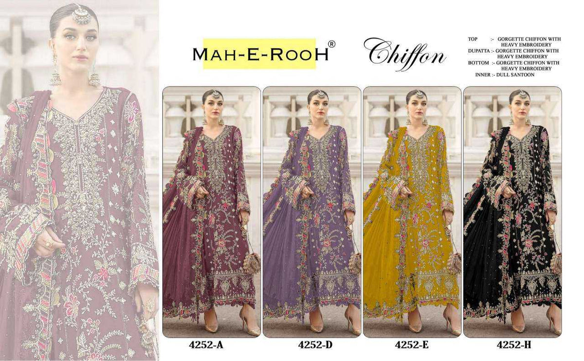 Chiffon Embroidery Suit