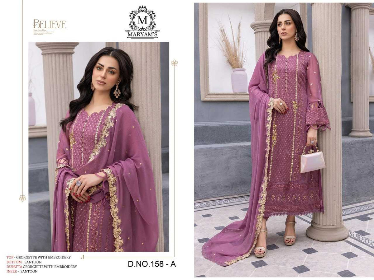 Georgette Embroidery Suit