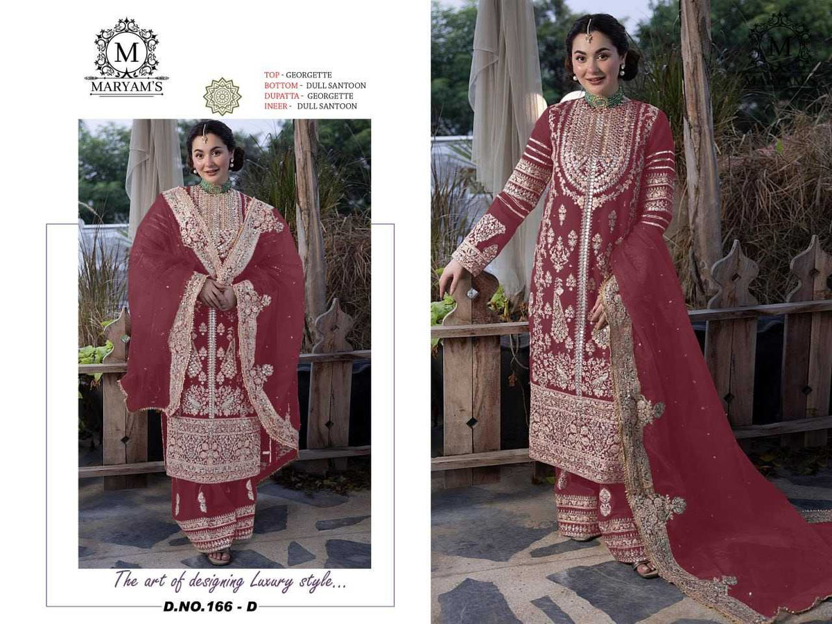 Faux Georgette Embroidery Suit