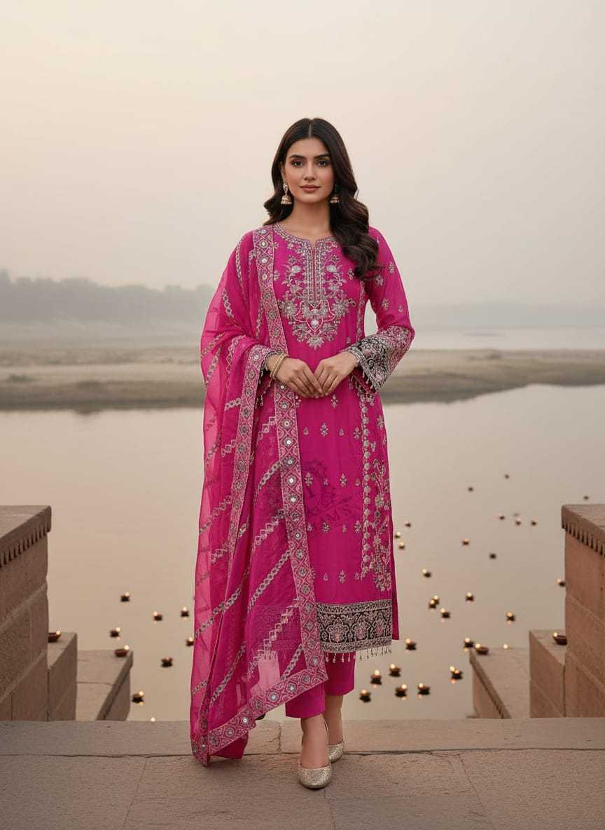 Organza Embroidery Suit