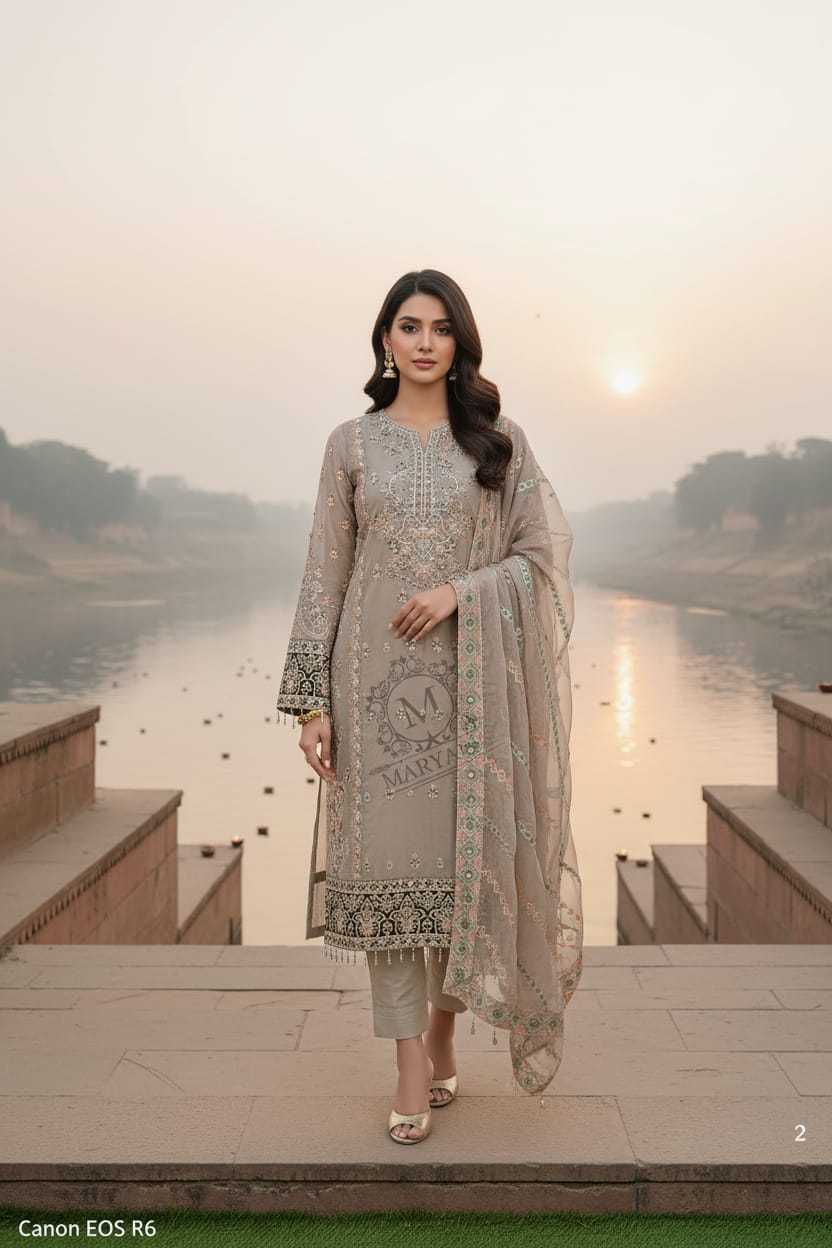 Organza Embroidery Suit