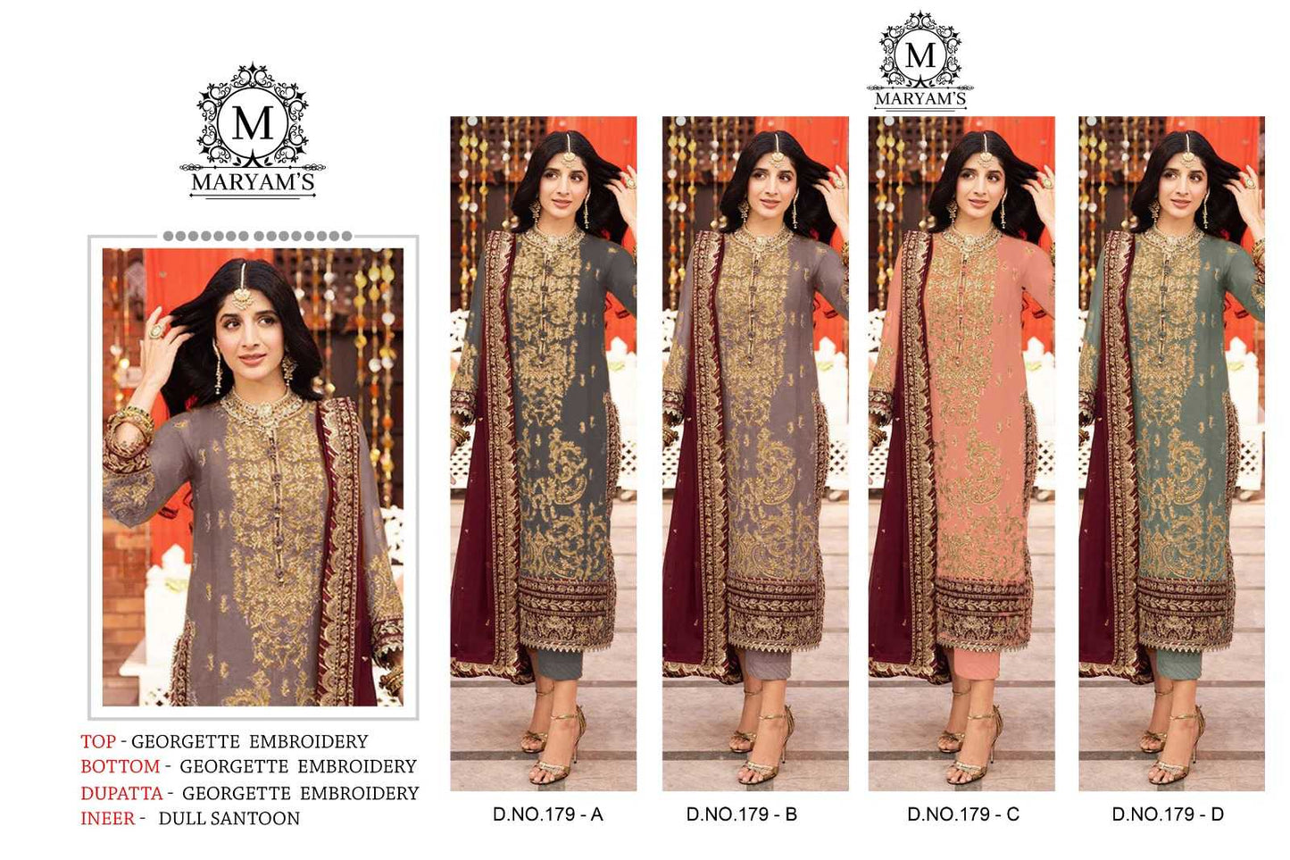 Faux Georgette Suit