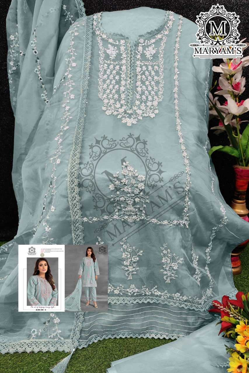 Organza Embroidery Suit