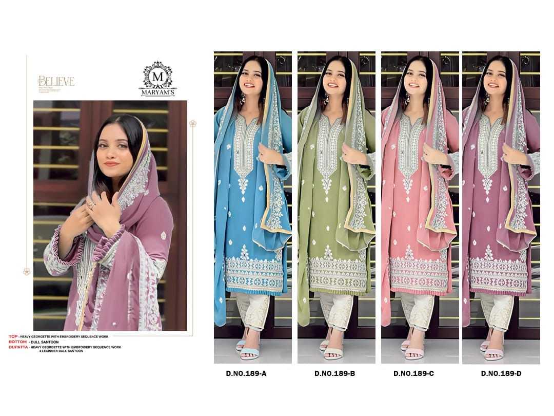 Faux Georgette Embroidery Suit
