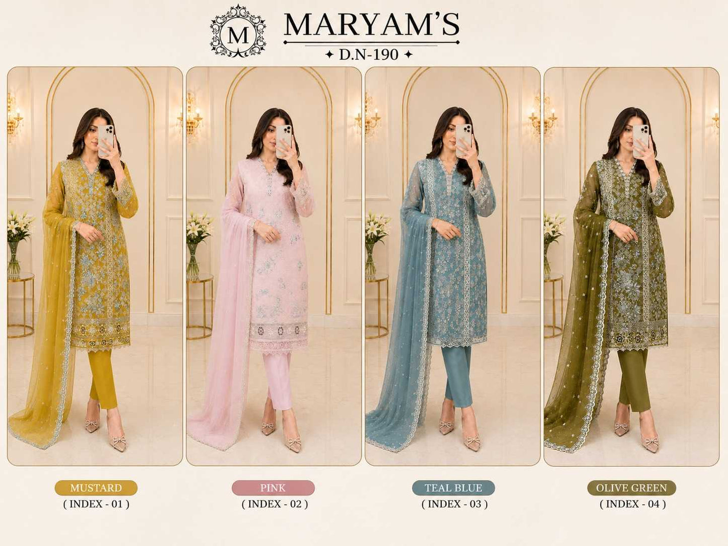 Organza Silk Ladies Suit