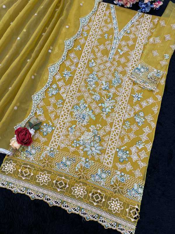 Organza Silk Ladies Suit