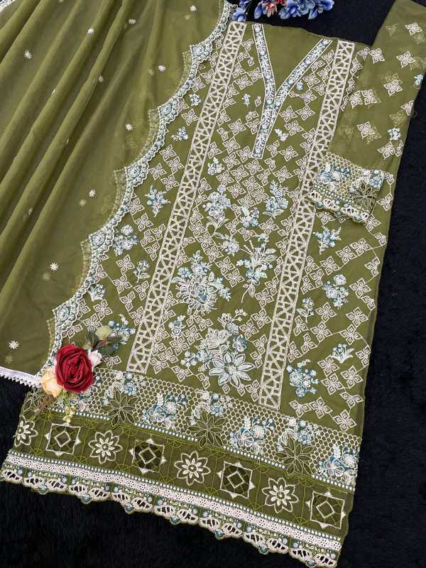 Organza Silk Ladies Suit