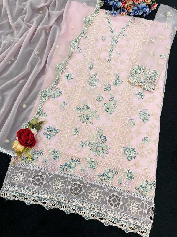 Organza Silk Ladies Suit