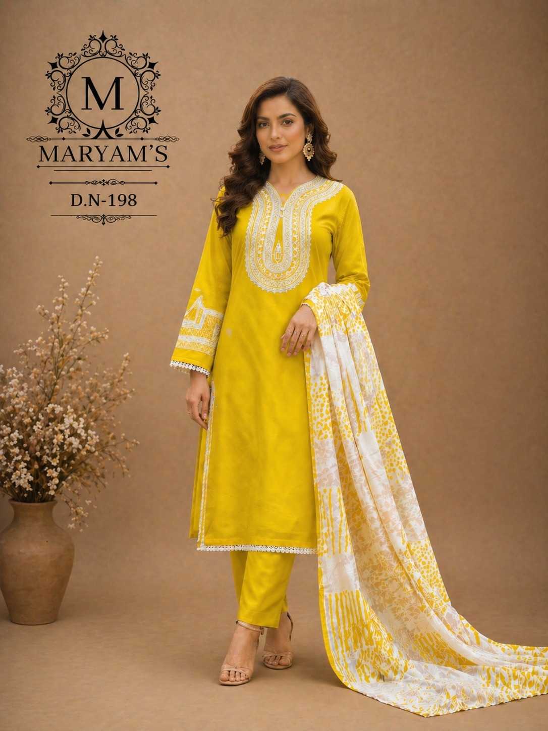 Faux Georgette Embroidery Suit