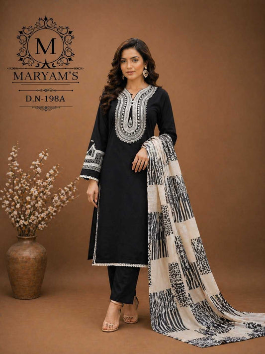 Faux Georgette Embroidery Suit