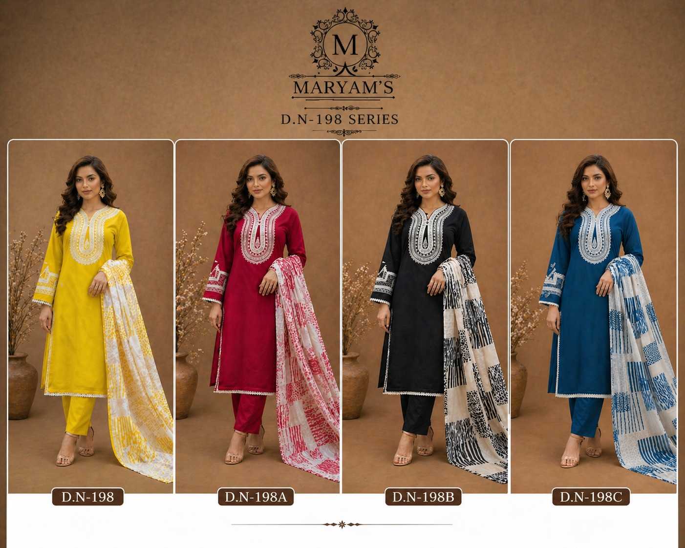 Faux Georgette Embroidery Suit