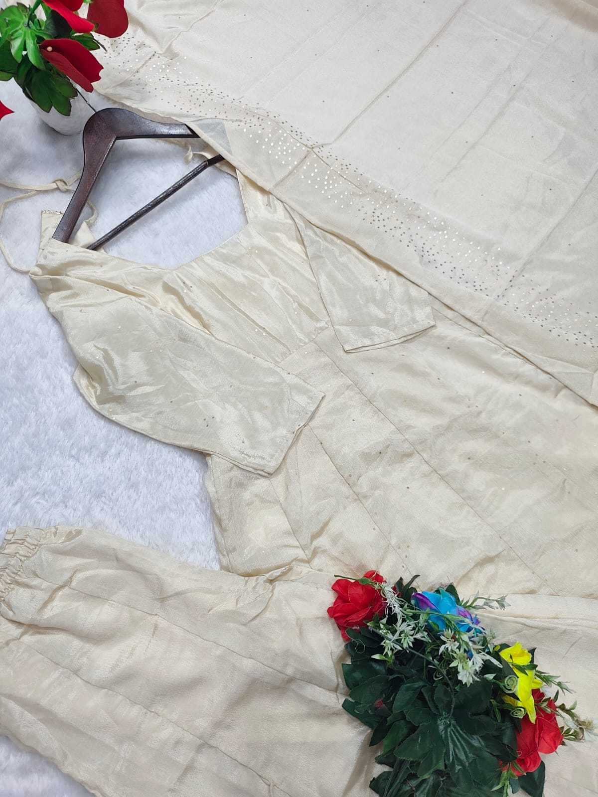 Chinon Silk Party Gown