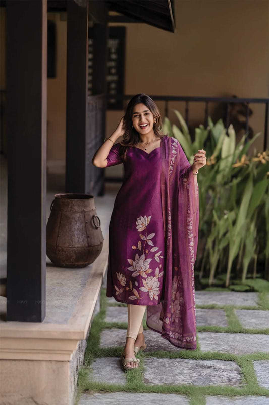Meghna Heavy Silk Ladies Suit