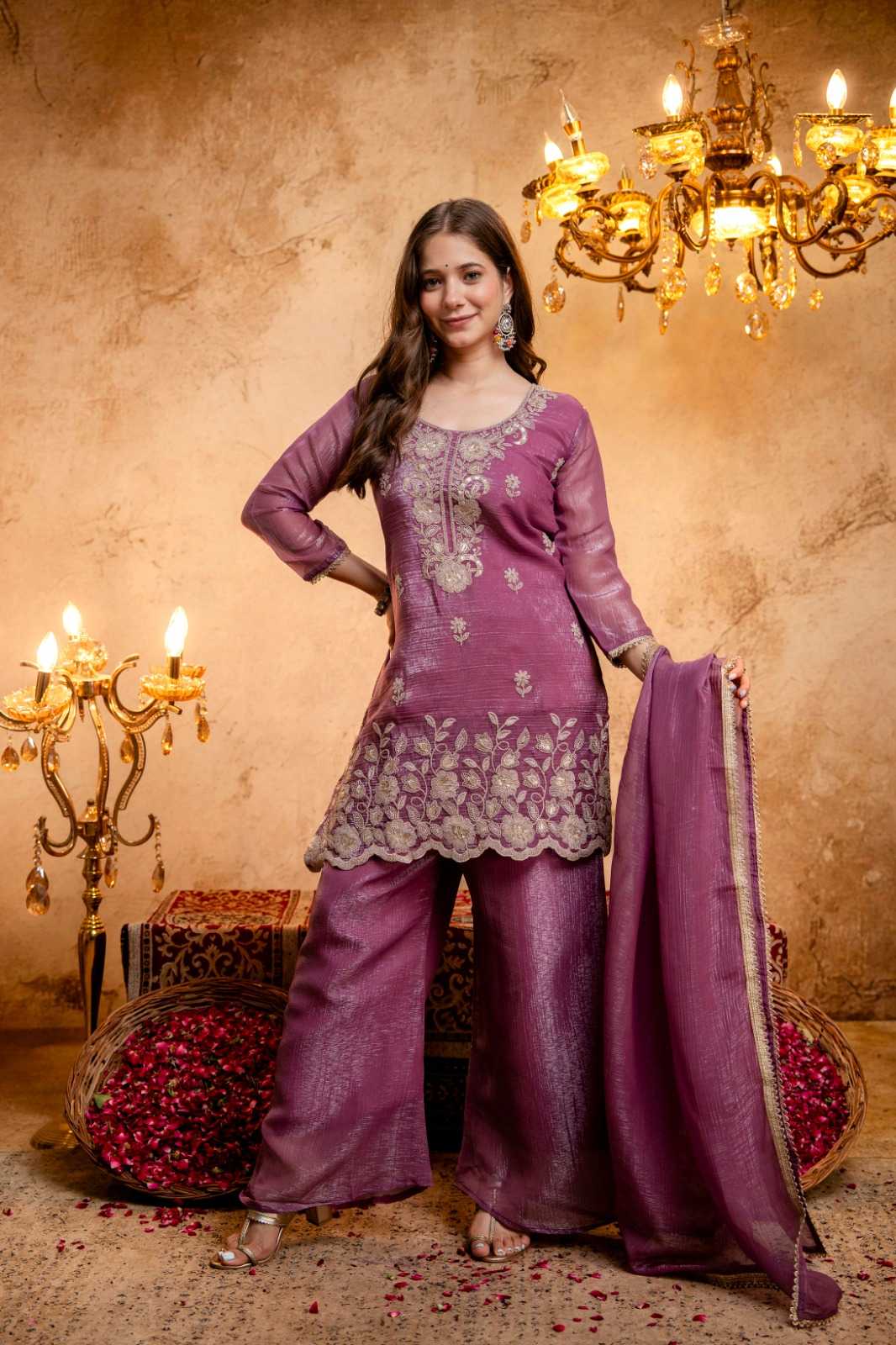 Mumtaj Crunchi Designer Kurti