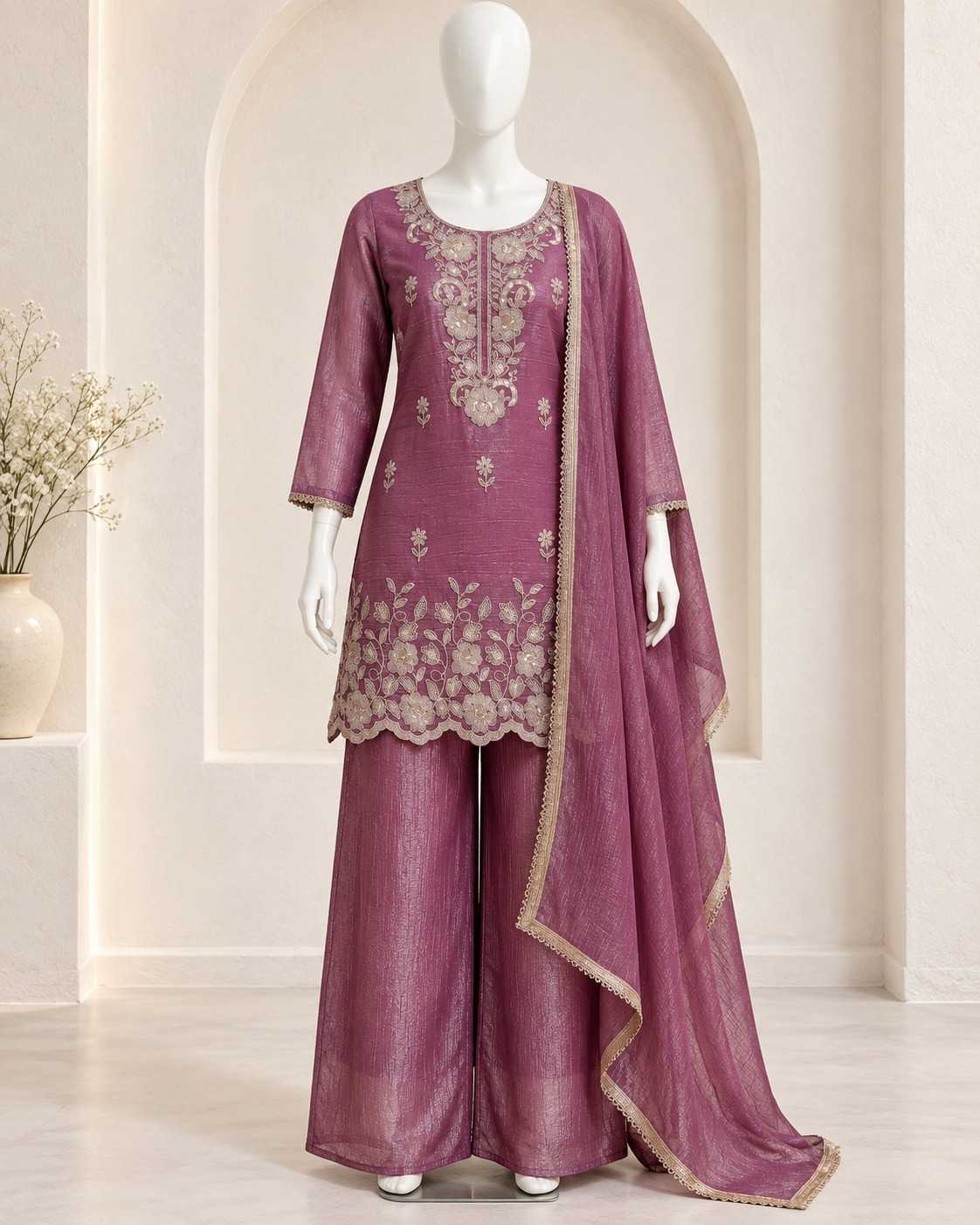 Mumtaj Crunchi Designer Kurti