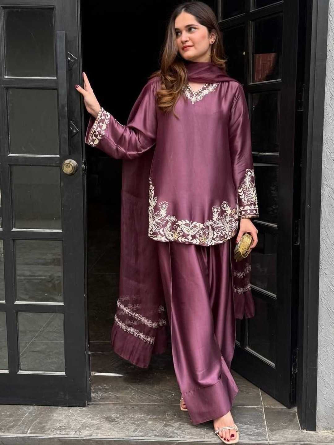Crepe Silk Designer Kurti