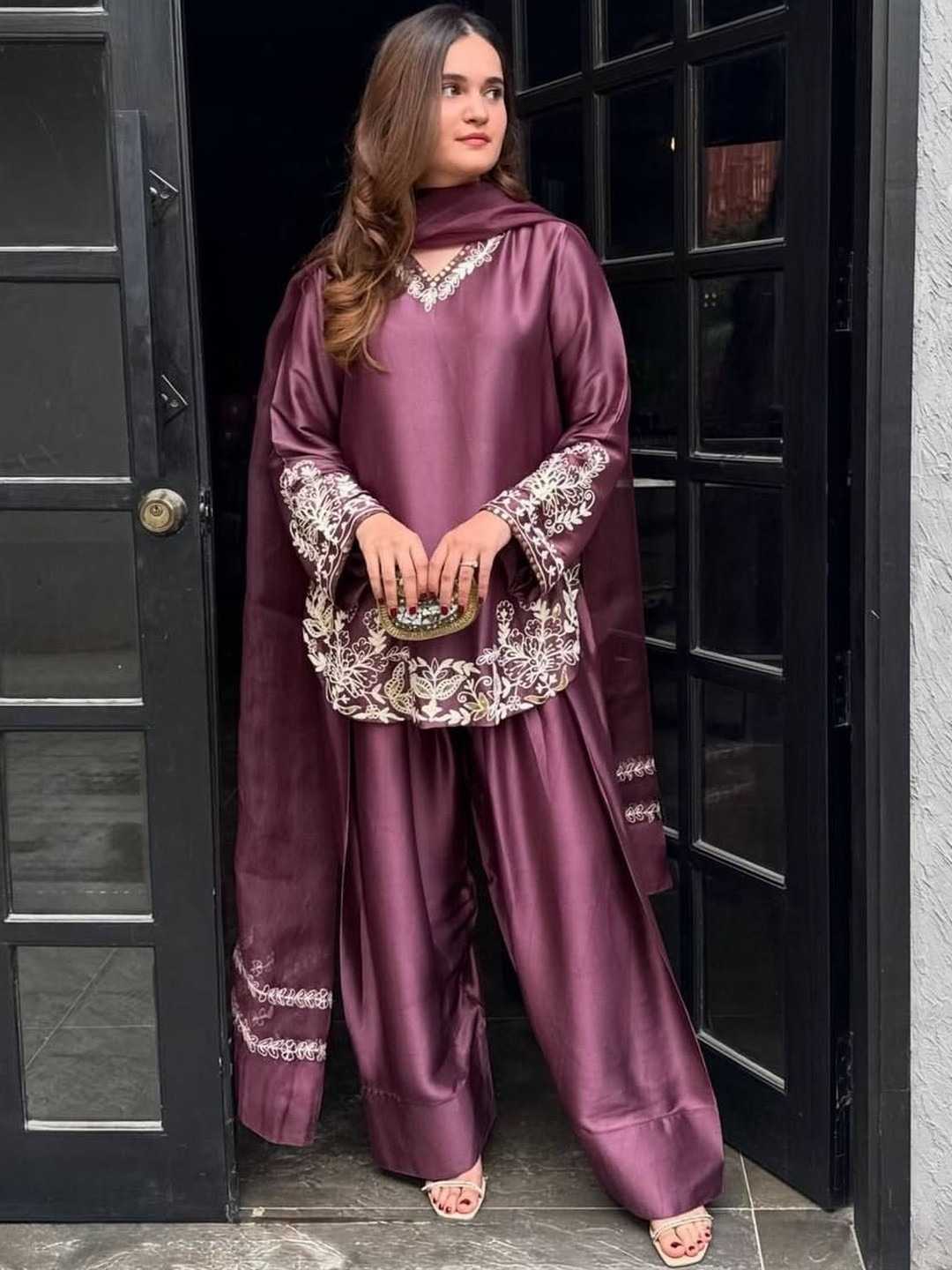 Crepe Silk Designer Kurti