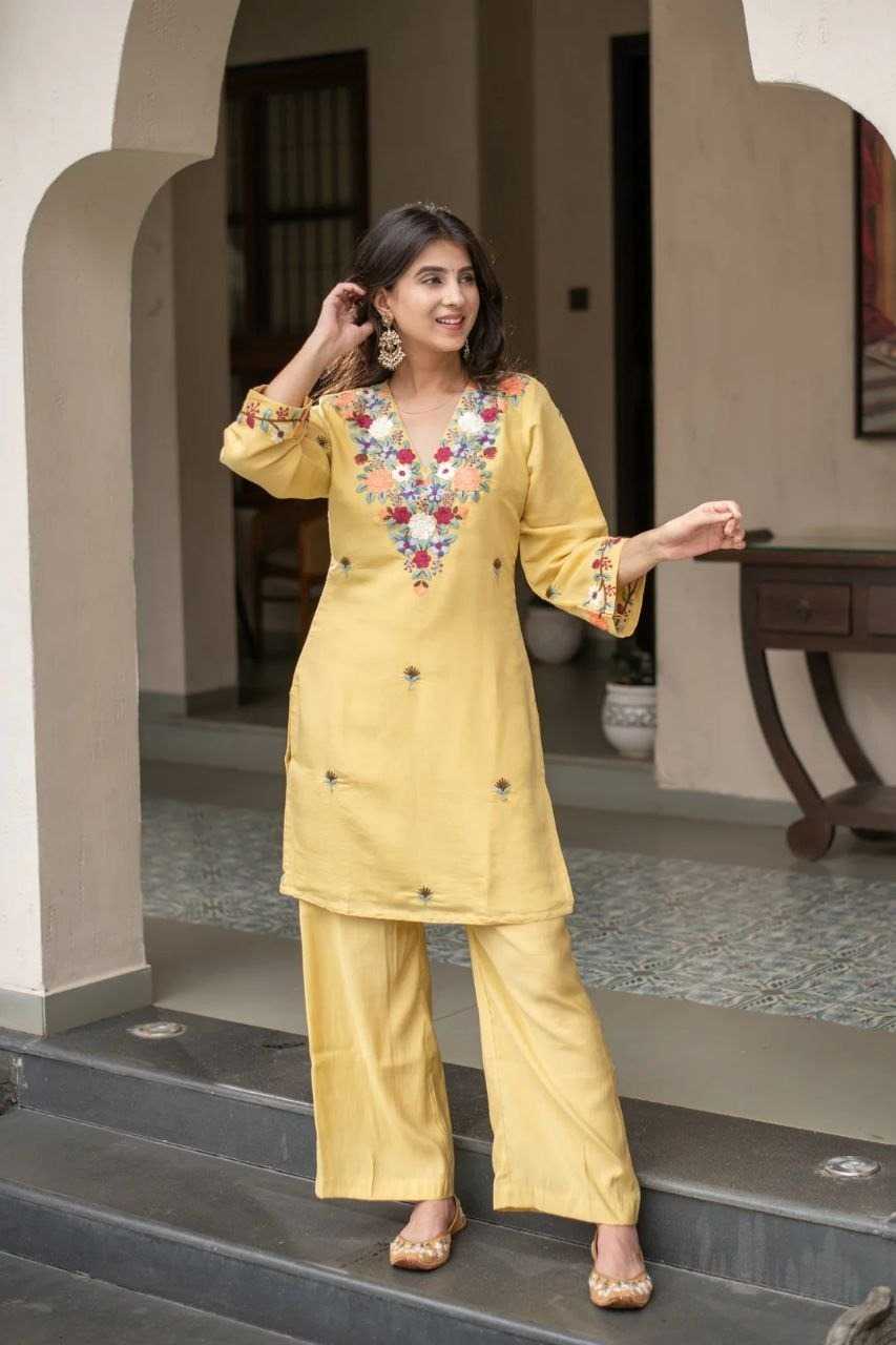 Crepe Designer Kurti