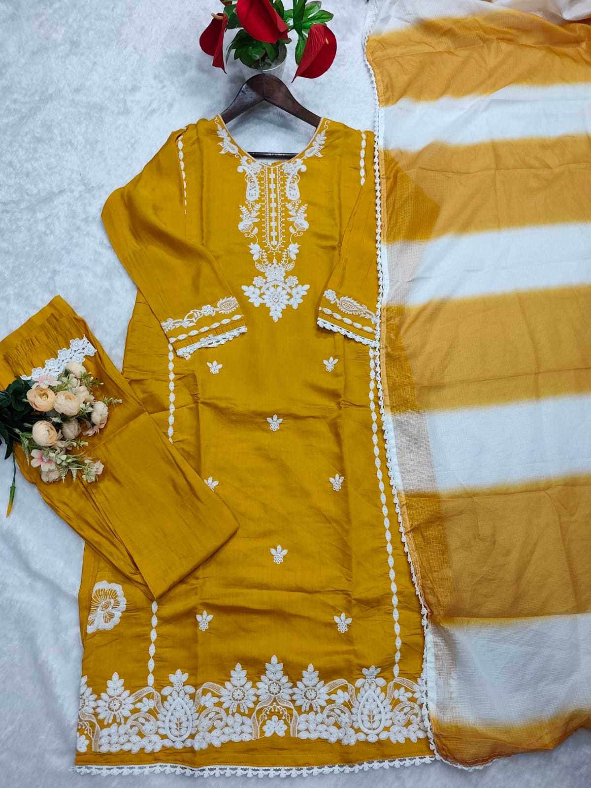 Riwaayat Heavy Roman Silk Designer Kurti