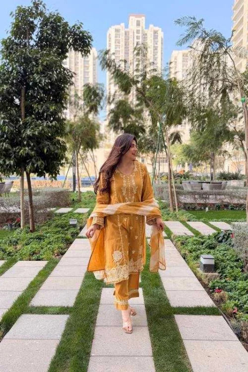 Riwaayat Heavy Roman Silk Designer Kurti
