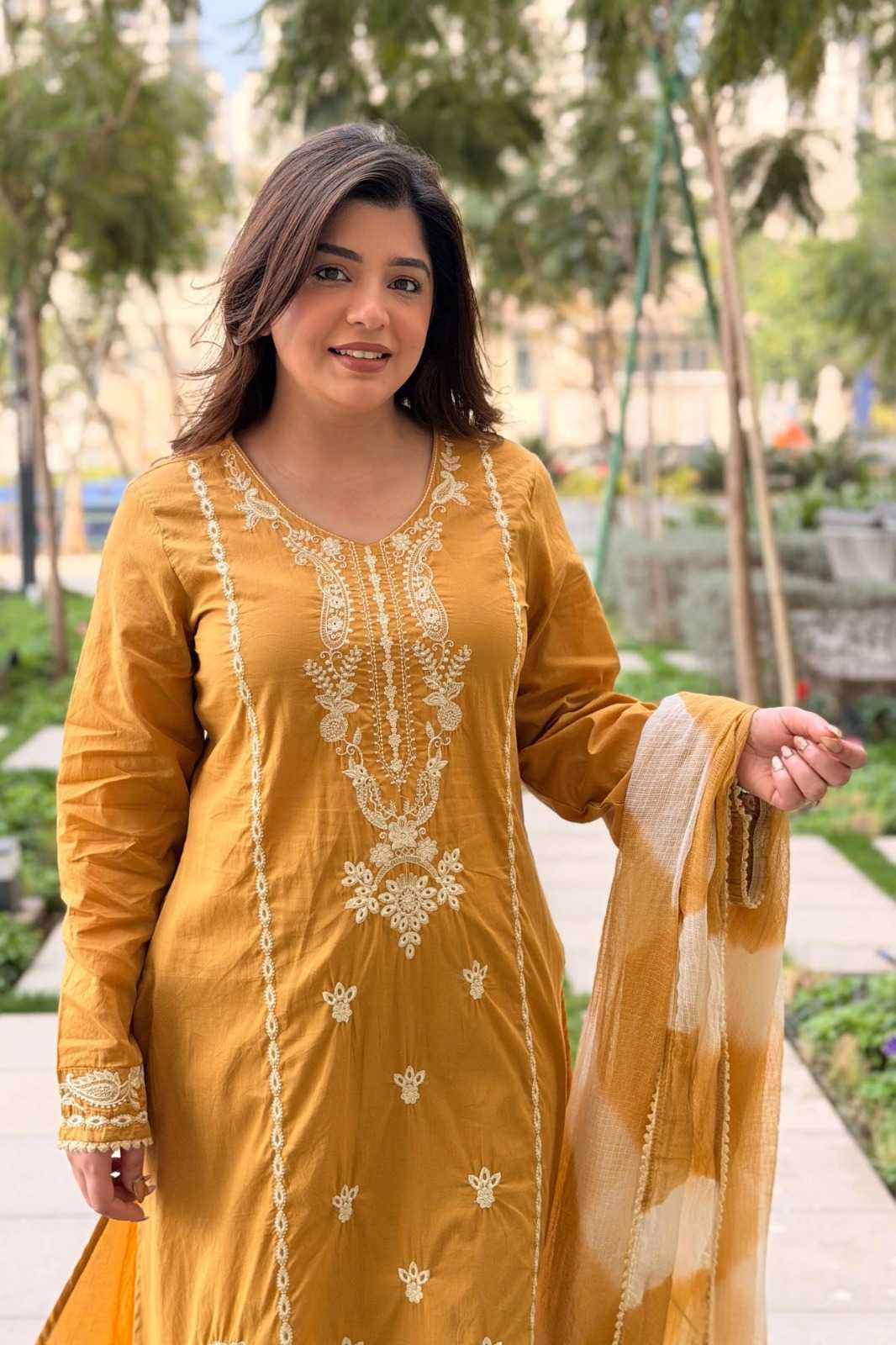 Heavy Roman Silk Party Wear Kurti