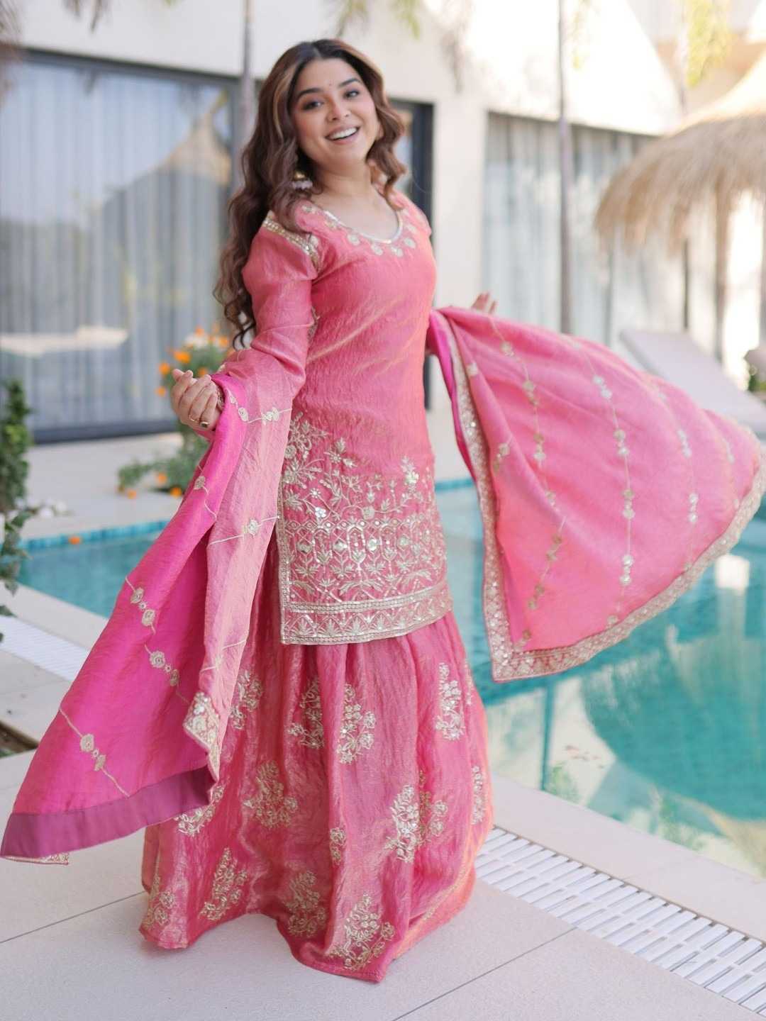 Heavy Silk Embroidery Suit