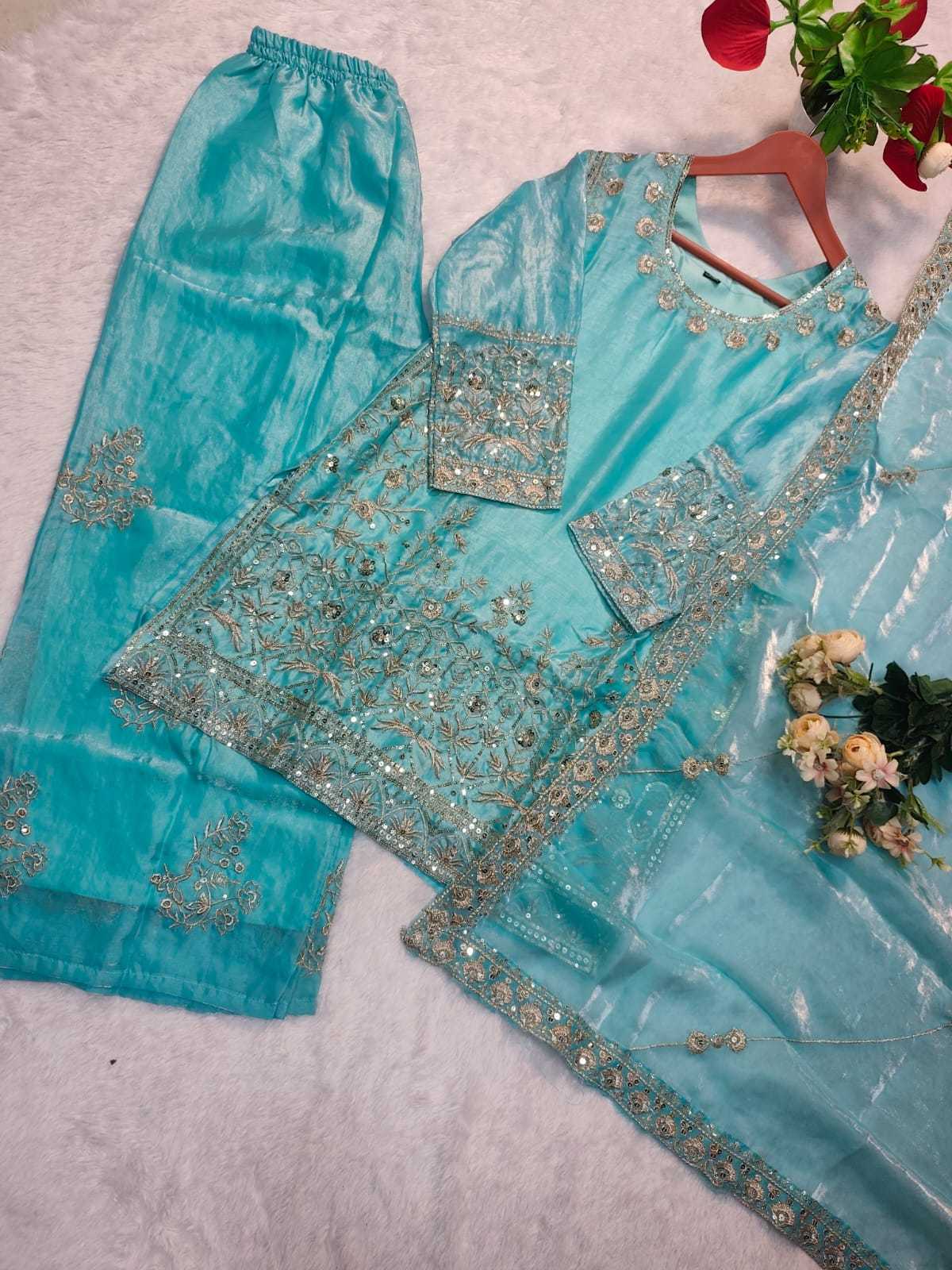 Heavy Silk Embroidery Suit