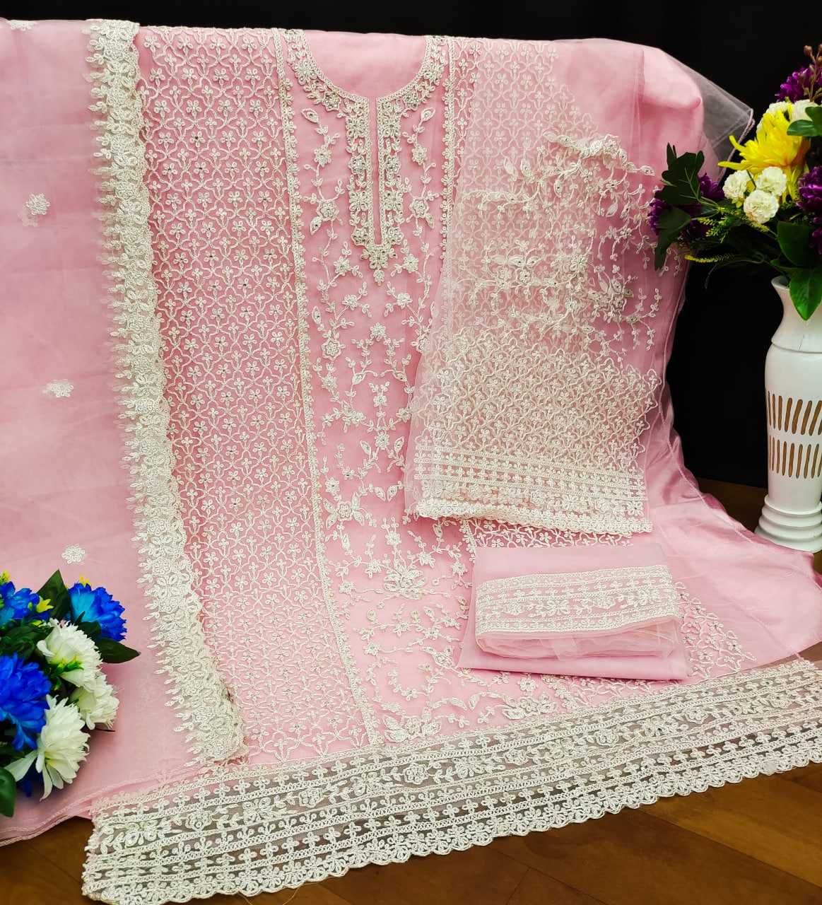 Sarika Butterfly Net Ladies Suit