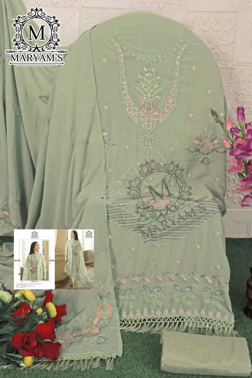 Saumya Faux Georgette Embroidery Suit