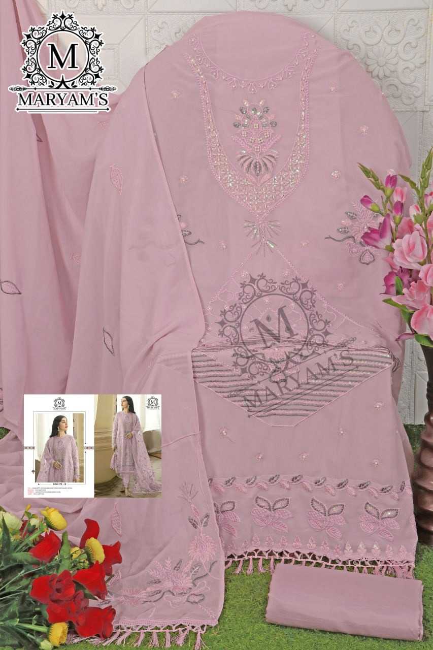 Saumya Faux Georgette Embroidery Suit