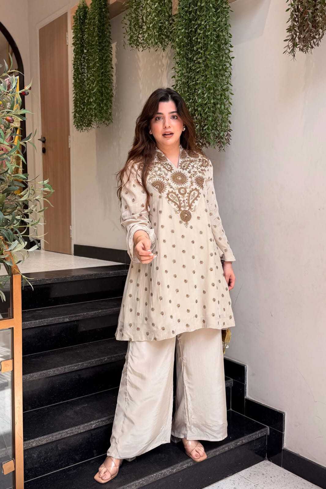 Crepe Silk Designer Kurti