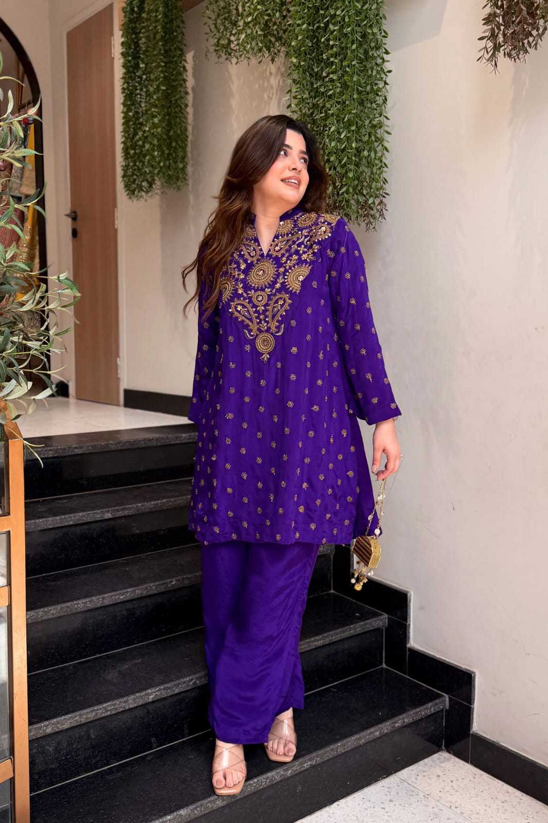 Crepe Silk Designer Kurti