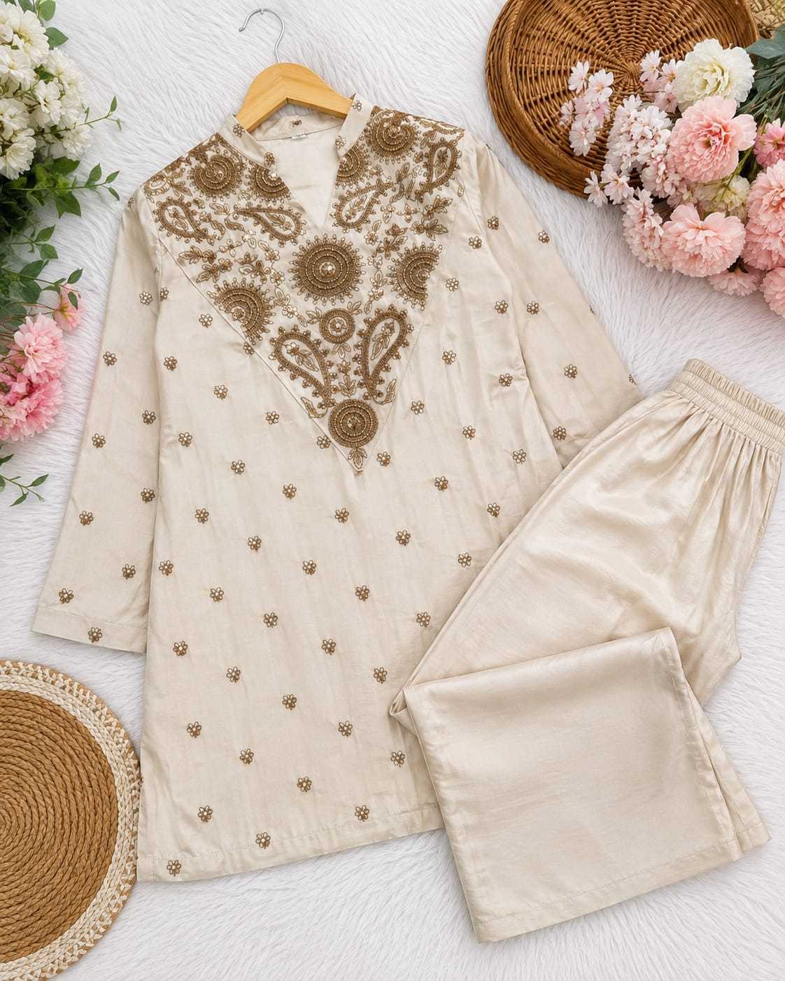 Crepe Silk Designer Kurti