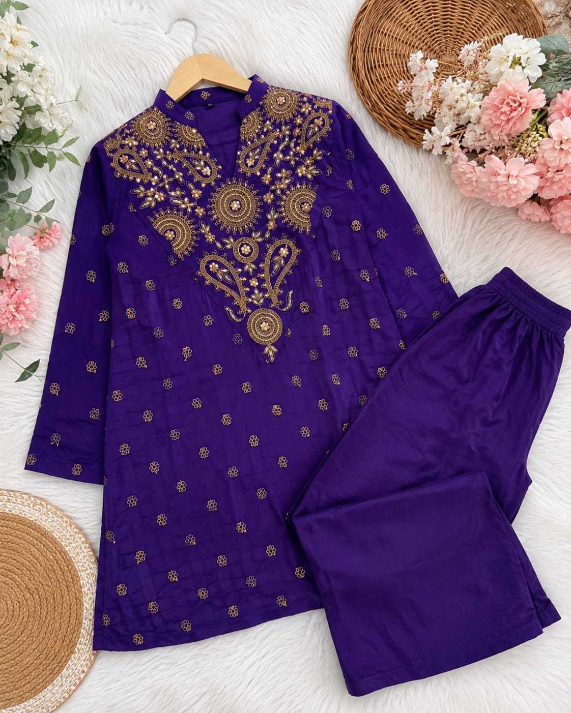 Crepe Silk Designer Kurti