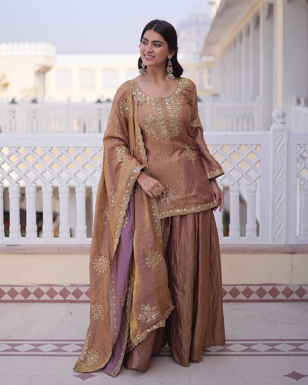 Seemar Soft Vichitra Designer Kurti