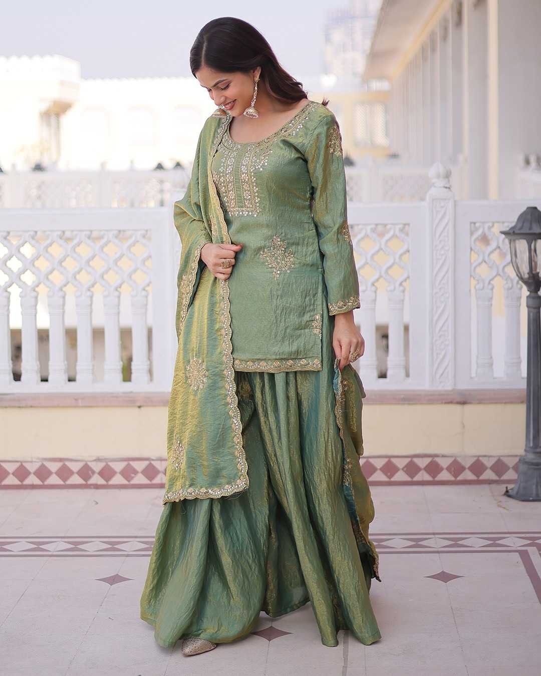 Seemar Soft Vichitra Designer Kurti