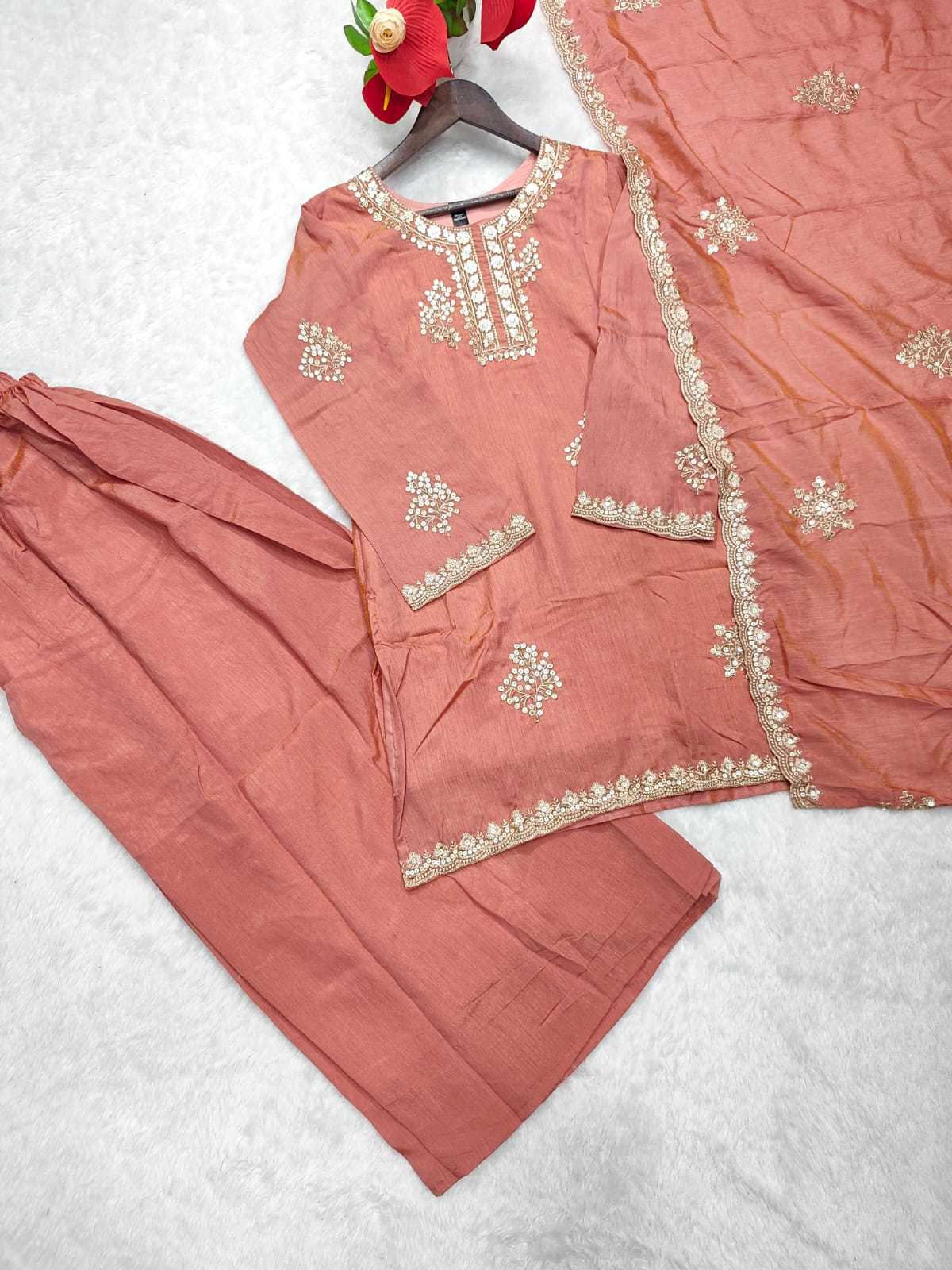 Seemar Soft Vichitra Designer Kurti