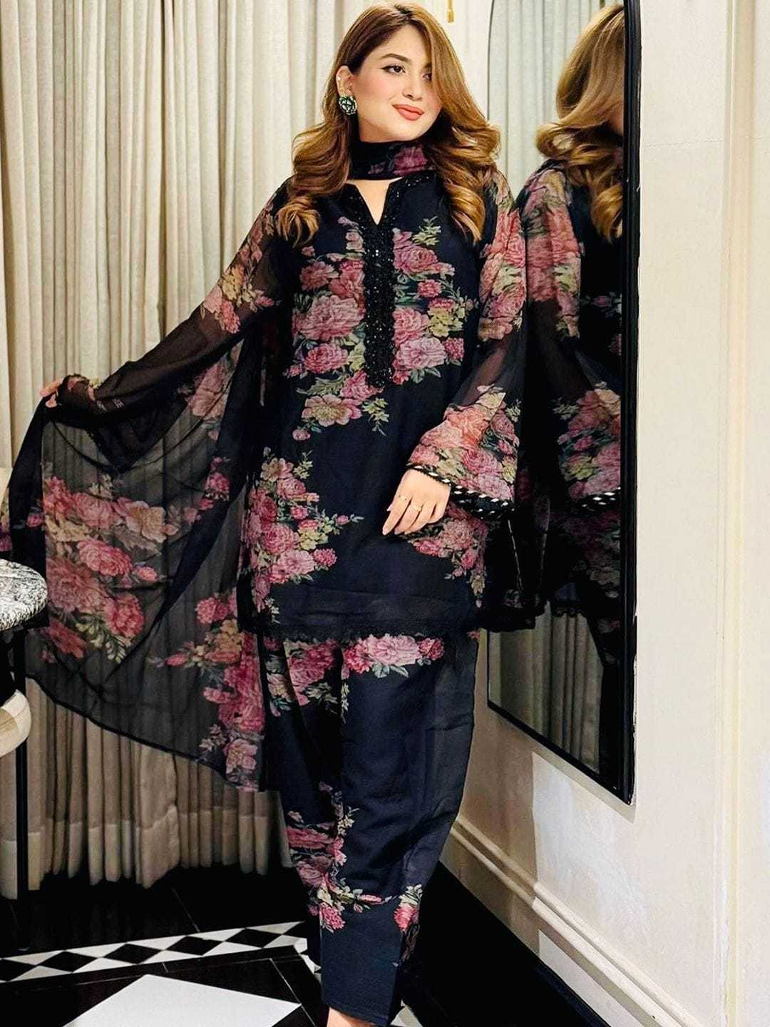 Georgette Printed Suit