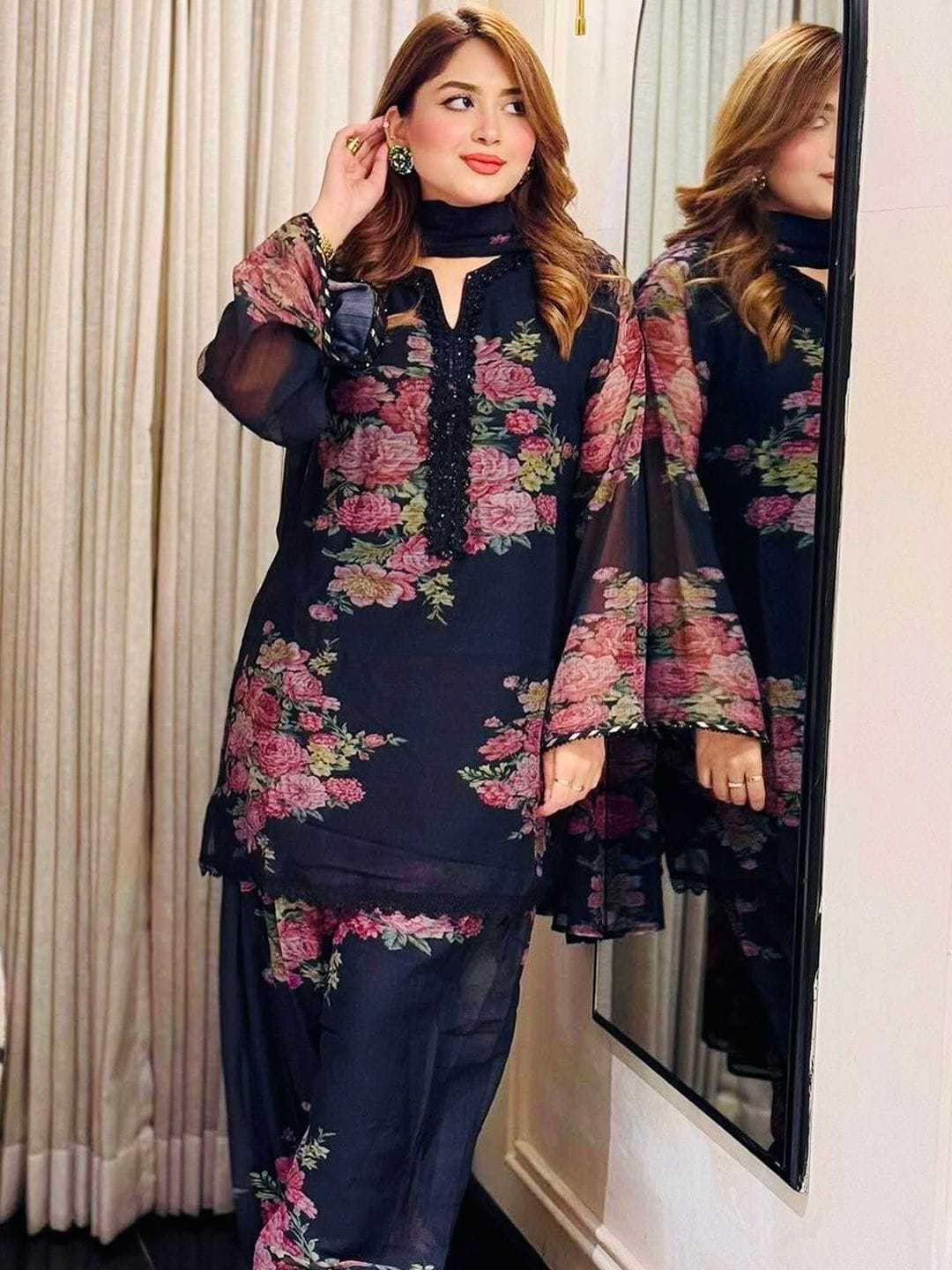 Georgette Printed Suit