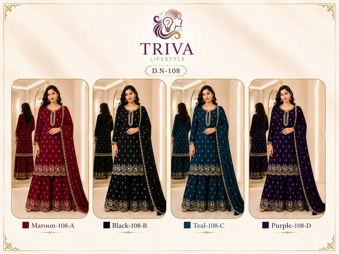 Faux Georgette Embroidery Suit
