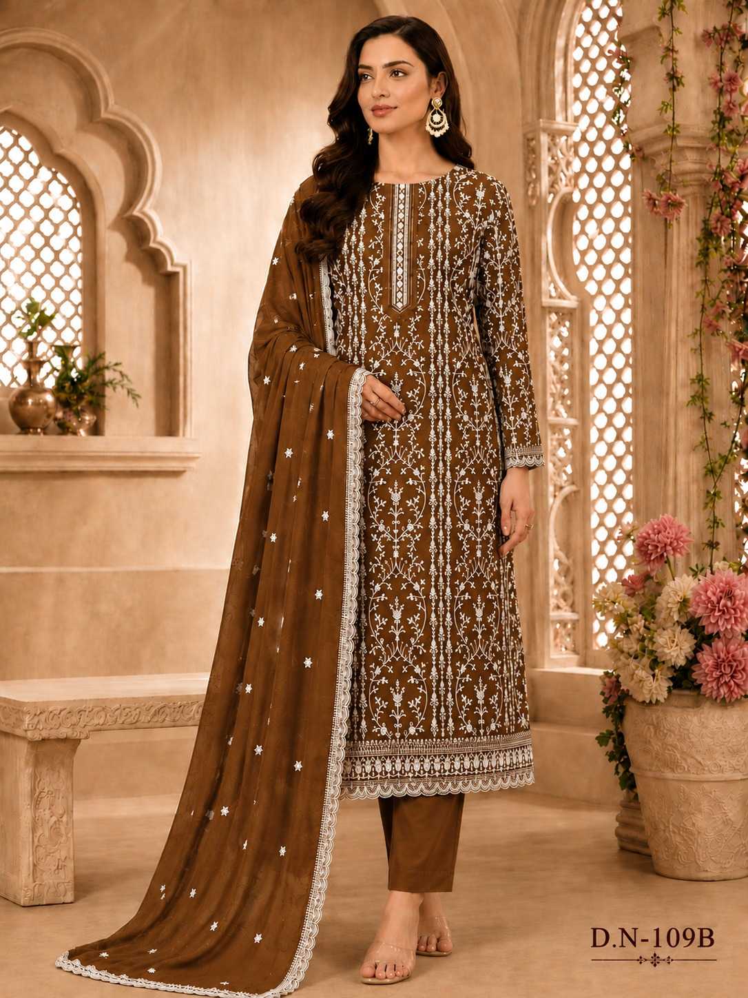 Crunchi Embroidery Suit