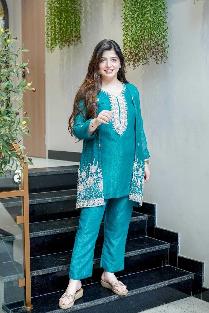 Chinon Party Wear Kurti