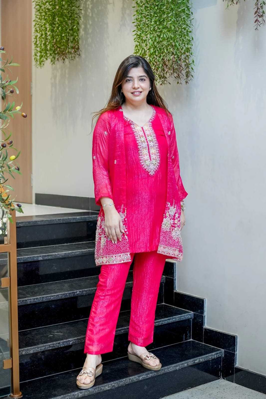 Chinon Party Wear Kurti