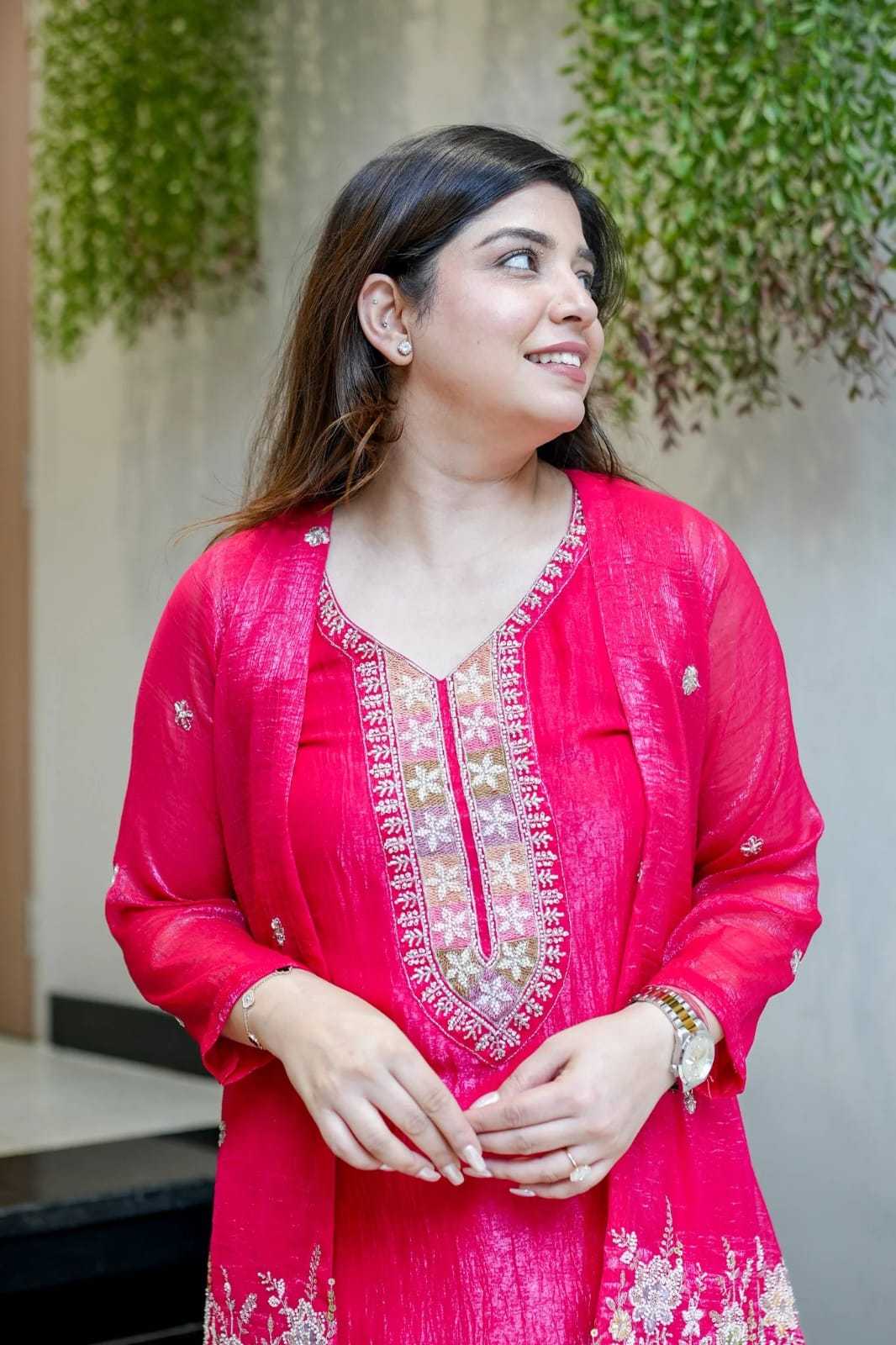 Chinon Party Wear Kurti