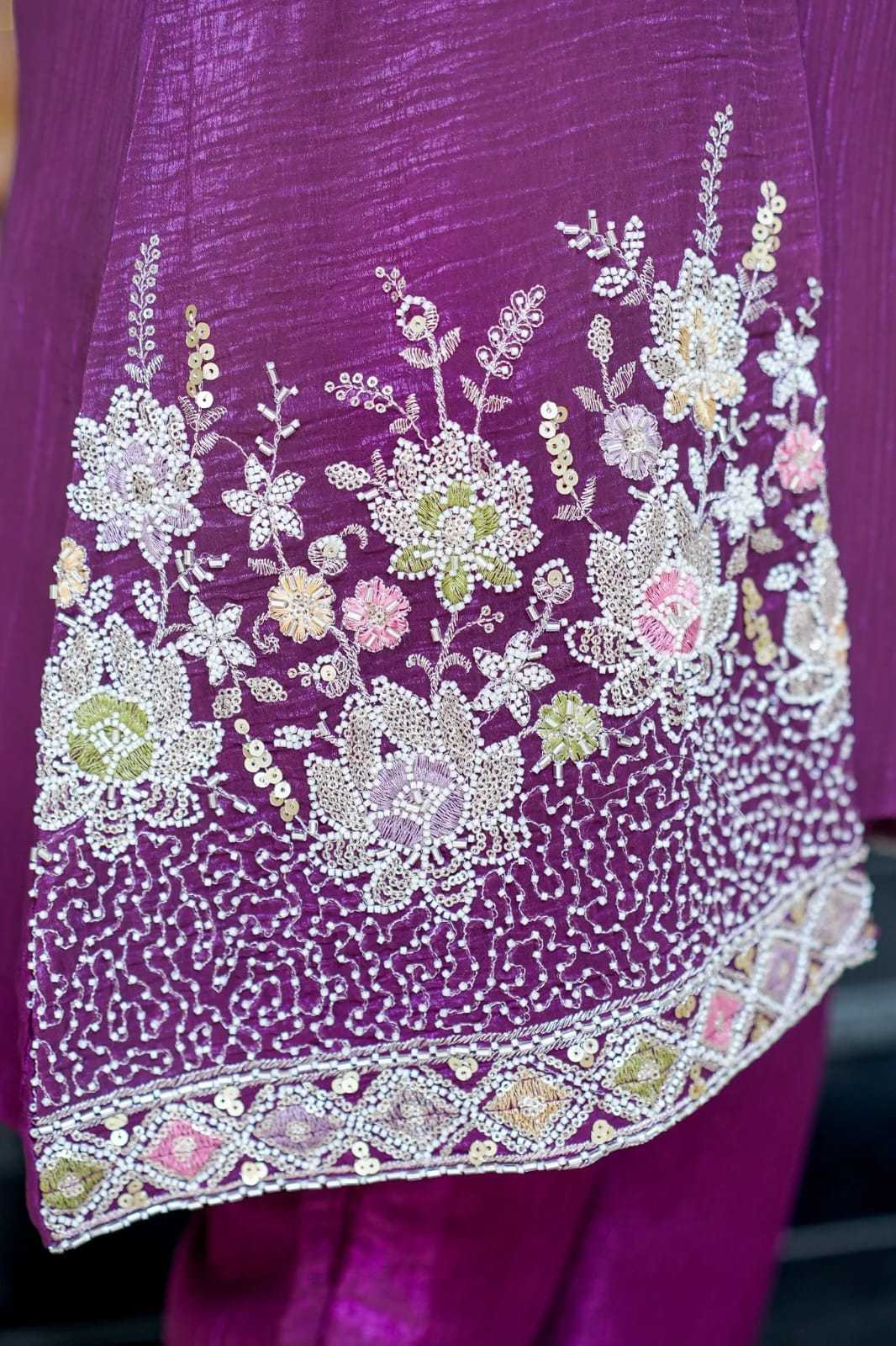 Chinon Party Wear Kurti