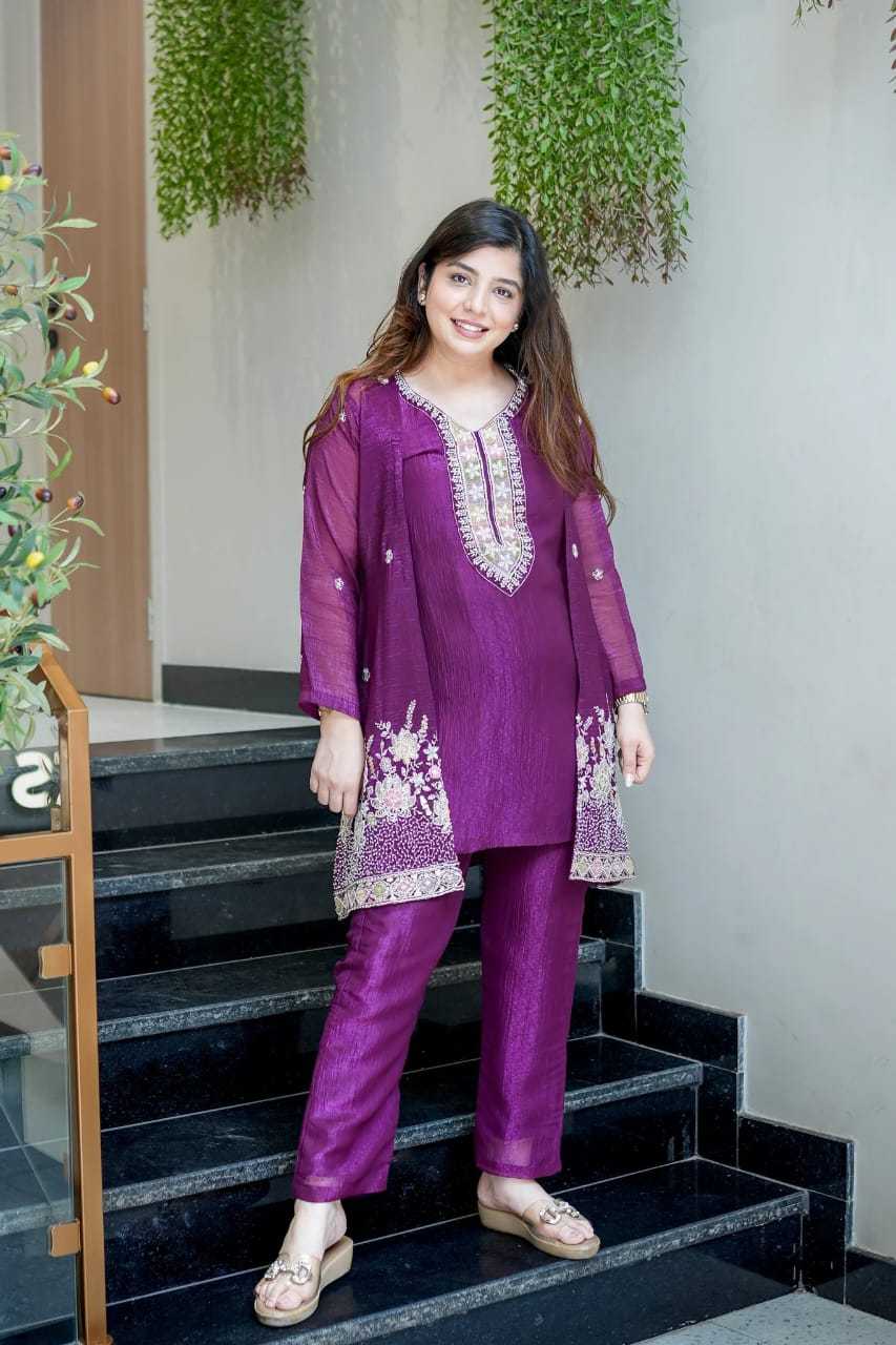 Chinon Party Wear Kurti